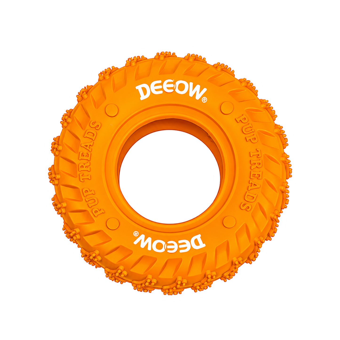 Rubber Tire Toy - Orange