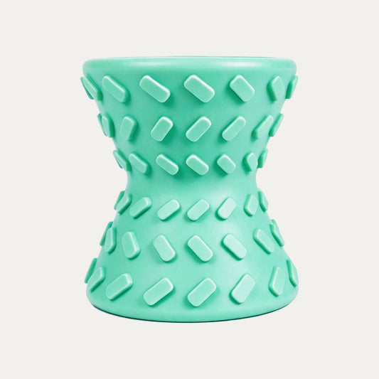 Hourglass Treat Dispensing Dog Toy - Mint
