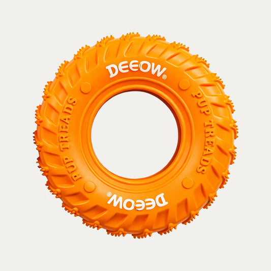 Rubber Tire Toy - Orange