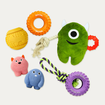 Cozy Indoor Play Box - Interactive Toys for Small Dogs