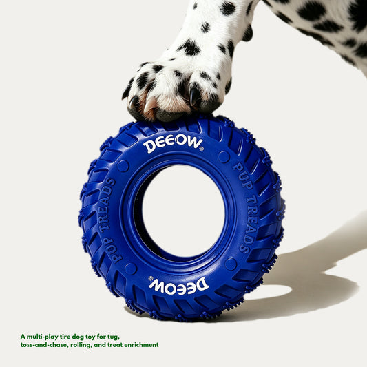 Rubber Tire Toy - Blue