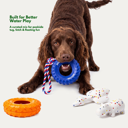 Water Adventure Play Box - Floating Outdoor Toys for Dogs
