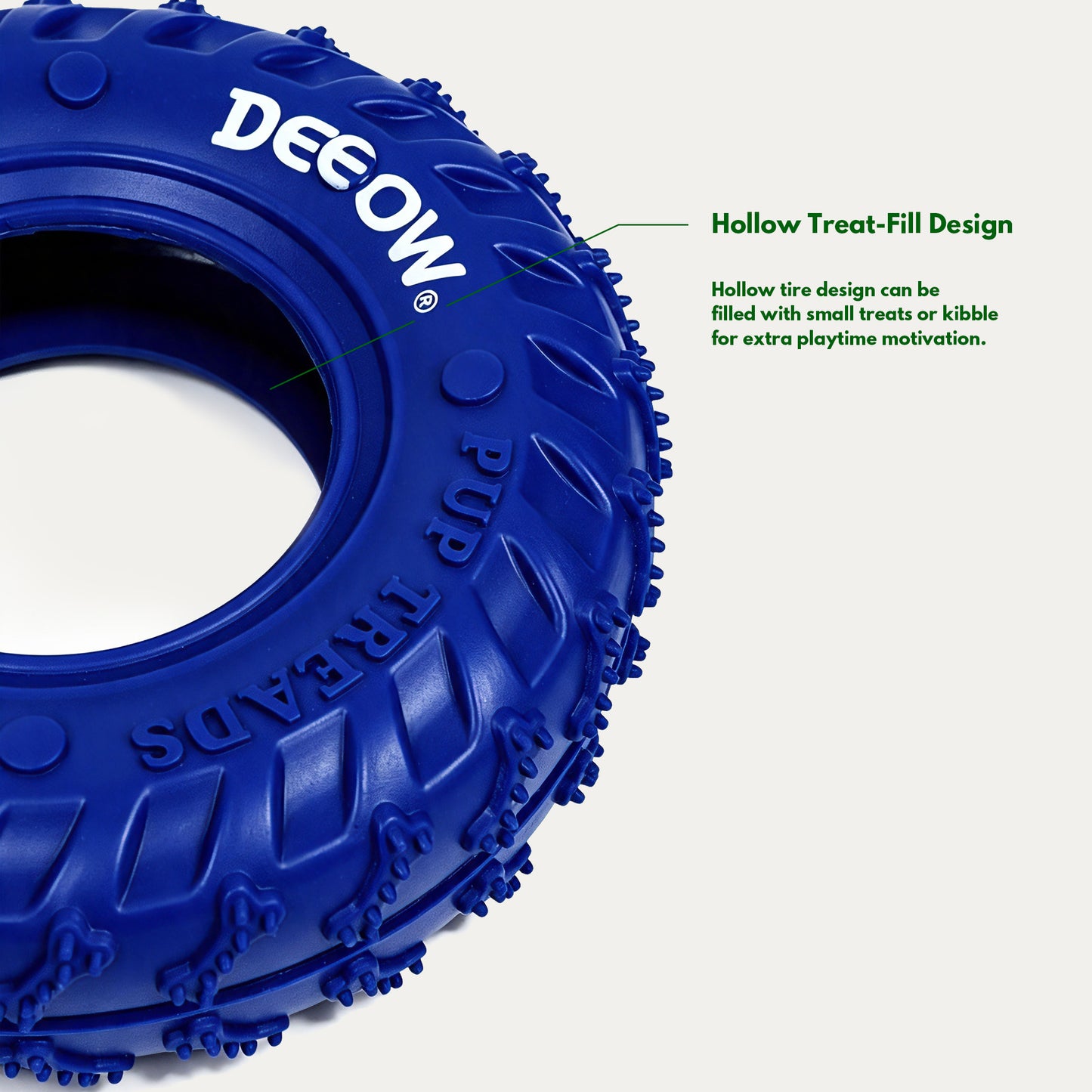 Rubber Tire Toy - Blue
