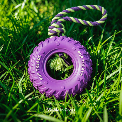 Mini Rope Tire Tug Toy - Interactive Small Dog Toy