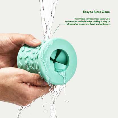 Hourglass Treat Dispensing Dog Toy - Mint