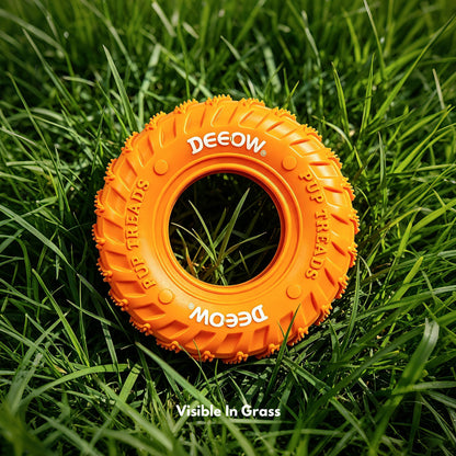 Rubber Tire Toy - Orange