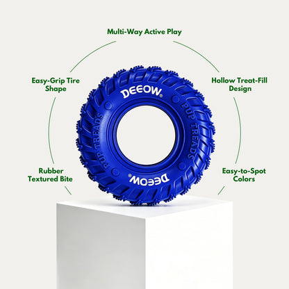 Rubber Tire Toy - Blue