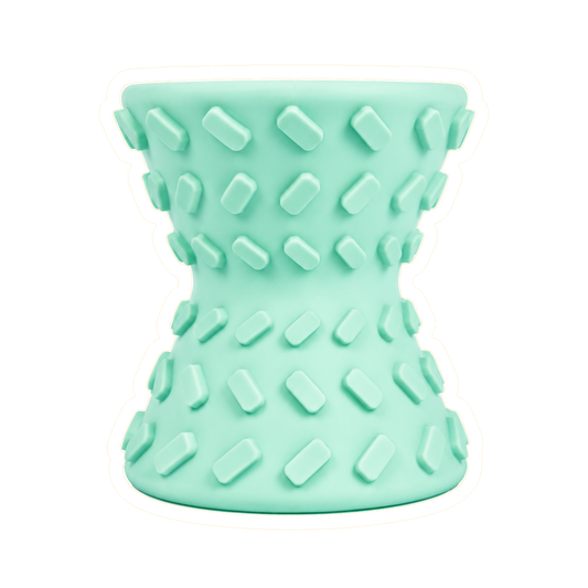Hourglass Treat Dispensing Dog Toy - Mint