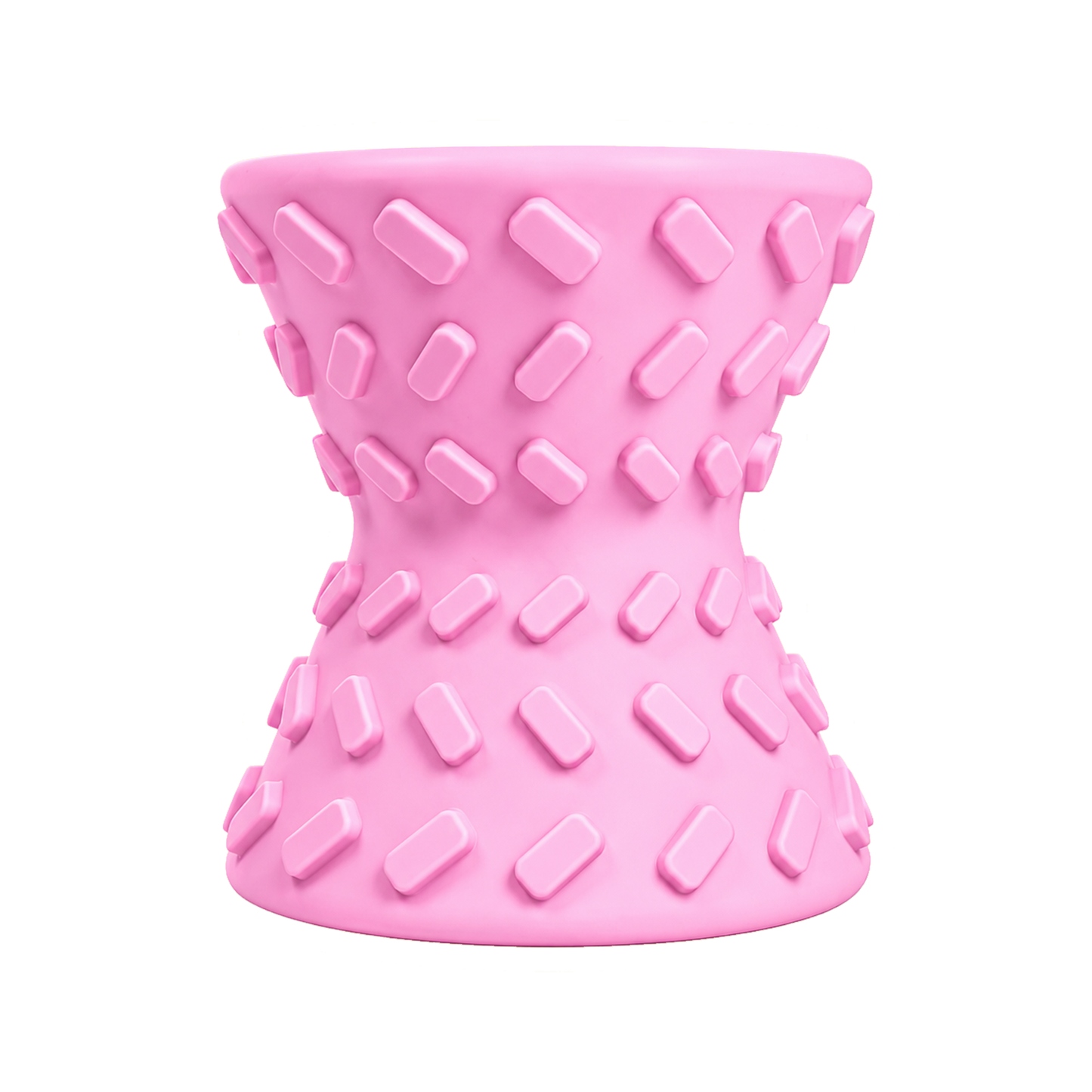 Hourglass Treat Dispensing Dog Toy - Pink