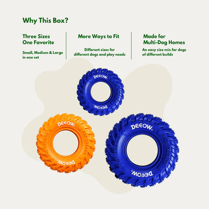 Tire Adventure Play Box – Blue Mix